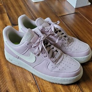 Nike Low-Top Sneakers in Light Lavender with White Swoosh